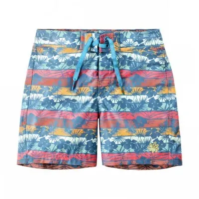 Uv Skinz Kids'  Board Shorts In Malibu Sunset Stripe