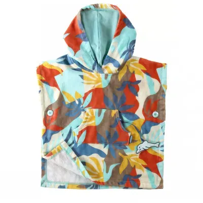 Uv Skinz Kids'  Hooded Beach Poncho In Beach Picasso