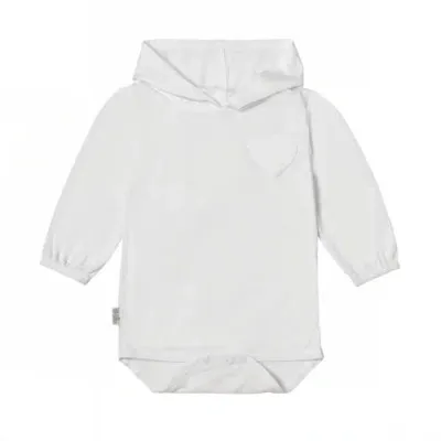 Uv Skinz Babies'  Hooded Sunzie In White