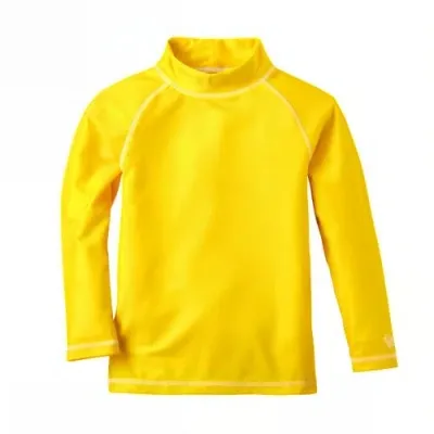 Uv Skinz Long Sleeve Sun & Swim Shirt In Cyber Yellow