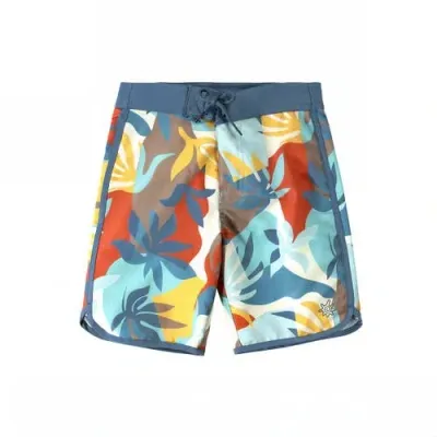 Uv Skinz Babies'  Retro Board Shorts In Beach Picasso