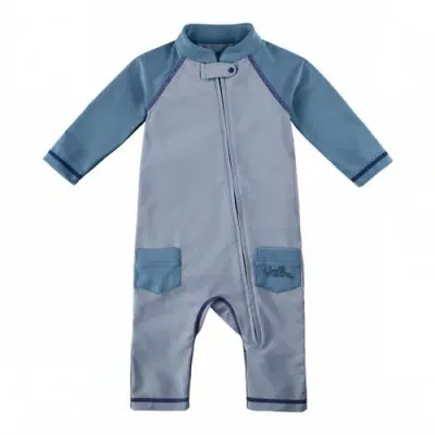 Uv Skinz Babies'  Sun & Swim Suit In Gray