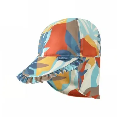 Uv Skinz Babies'  Swim Flap Hat In Beach Picasso