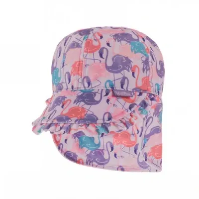 Uv Skinz Kids'  Swim Flap Hat In Fancy Flamingos