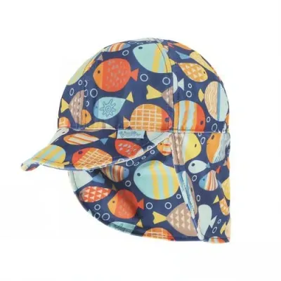 Uv Skinz Babies'  Swim Flap Hat In Fish Parade