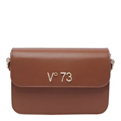 V73 Bamboo Crossbody Bag In Brown