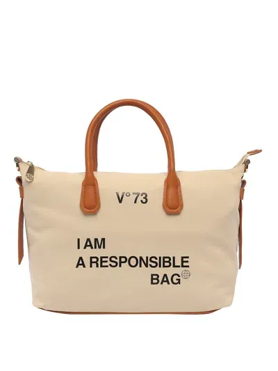 V73 Bolso Shopping - Beis In Beige