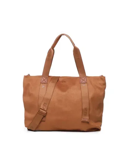 V73 Julia Bag In Cotton In Orange