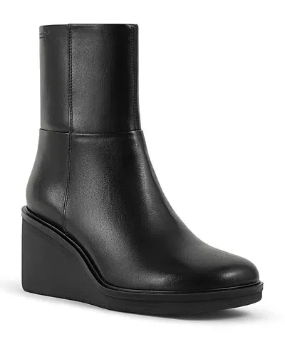 Vagabond Shoemakers Women's Deena Wedge Heel Ankle Boots In Black