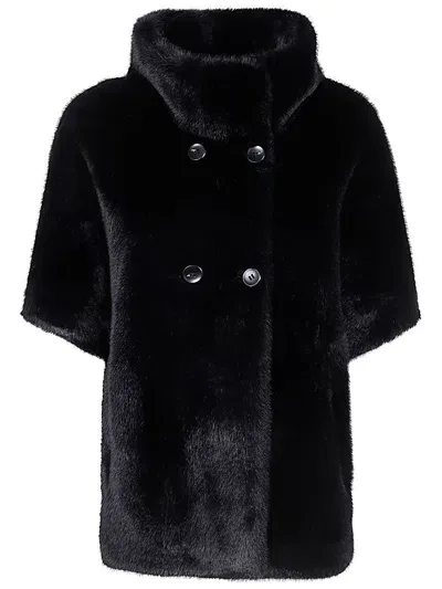 Valentini 1972 Eco Mink Fur In Black