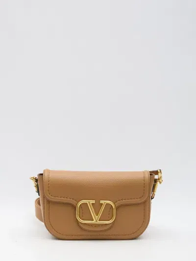 Valentino Garavani Alltime Shoulder Bag In Brown