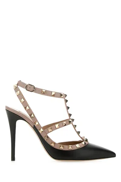 Valentino Garavani Ankle Strap | Rockstud |-37 Nd  Female In Black