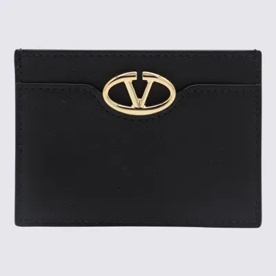 Valentino Garavani Black Leather Card Holder