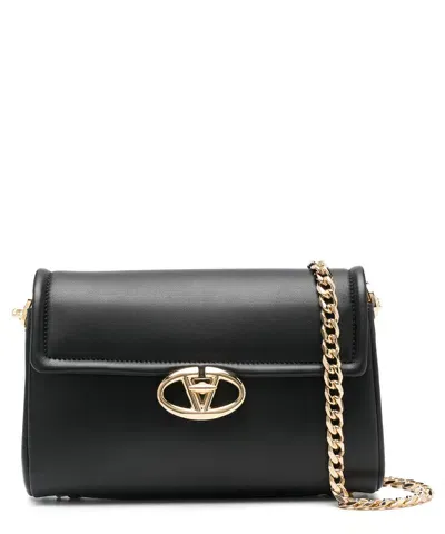 Valentino Garavani Chain 2 Shoulder Bag In Black