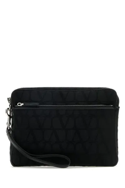 Valentino Garavani Clutch In Nero