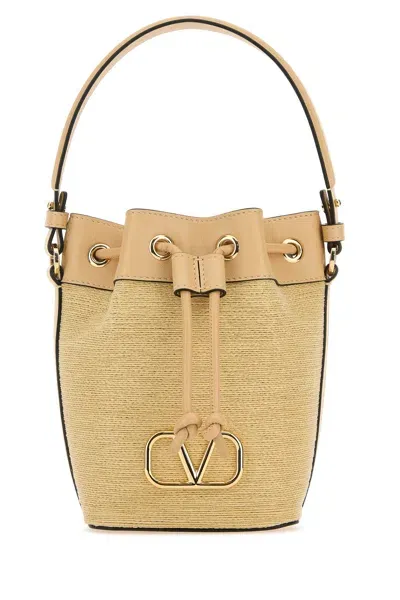 Valentino Garavani Clutch-tu Nd  Female In Beige