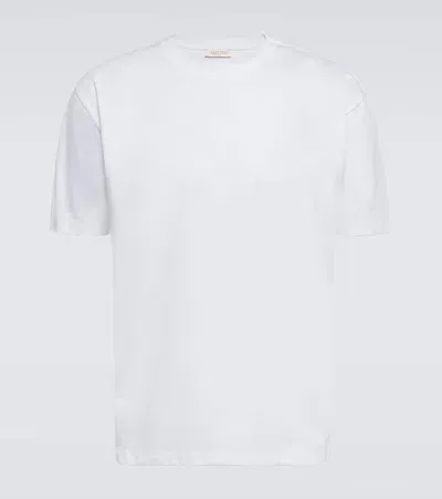 Valentino Cotton T-shirt With Toile Iconographe Detail In White