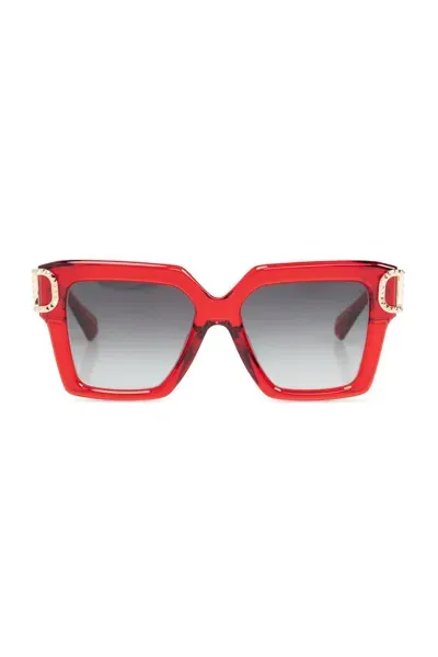 Valentino Garavani Valentino Eyewear Square In Red