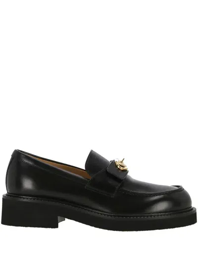 Valentino Garavani Flats In Black