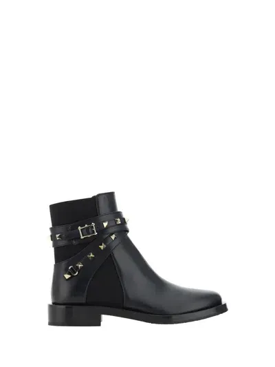 Valentino Garavani Boots In Schwarz