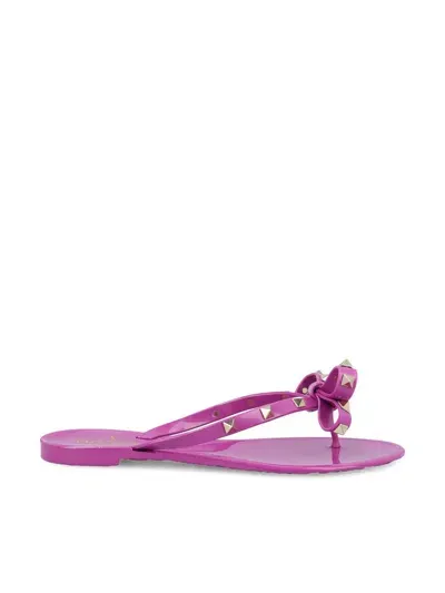 Valentino Garavani Sandals In Vivid Violet