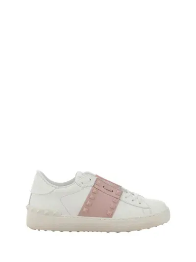 Valentino Garavani Sneakers In Bianco/water Rose/bianco