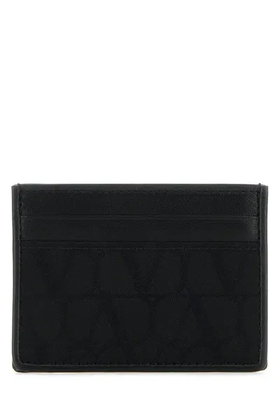 Valentino Garavani Wallets In Black