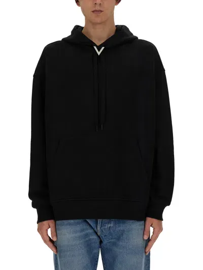 Valentino Hoodie In Black