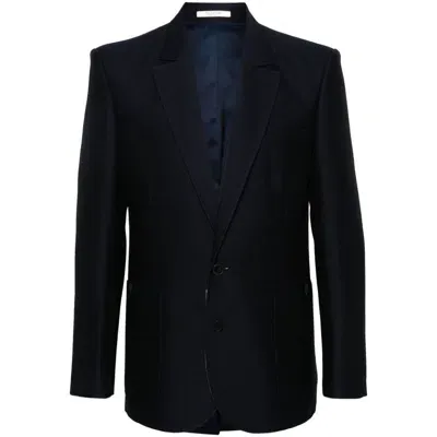 Valentino Single-breasted Blazer In Black