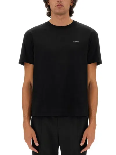 Valentino Jersey T-shirt In Black