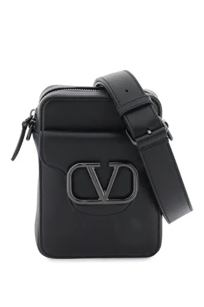 Valentino Garavani Locò Mini Crossbody Bag In Black