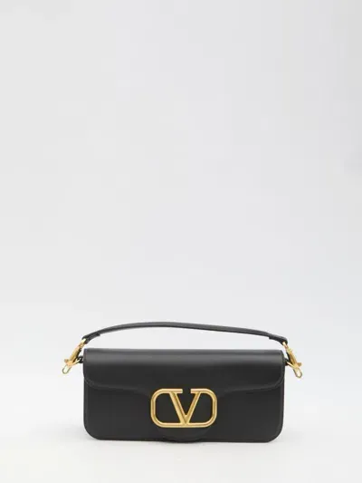 Valentino Garavani Locò Shoulder Bag In Black