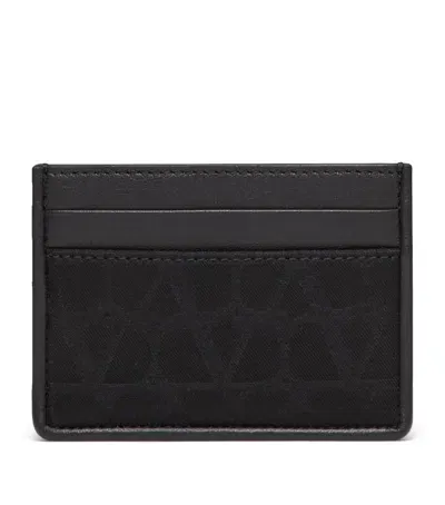 Valentino Garavani Logo Card Holder In Black