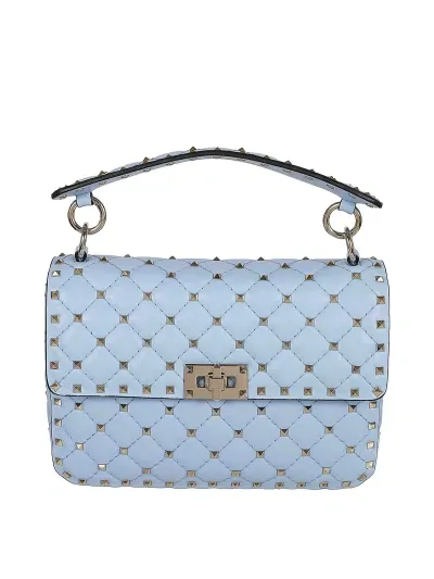 Valentino Garavani Medium Shoulder Bag In Blue