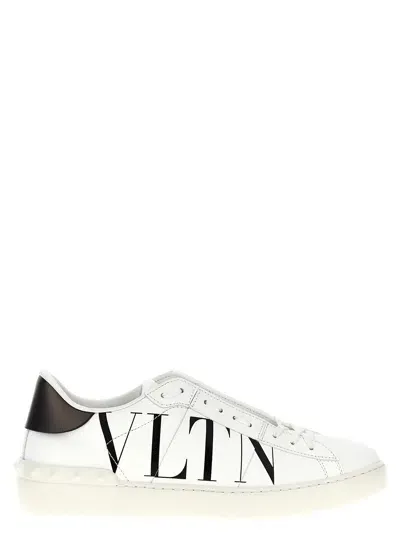 Valentino Garavani Open Sneakers White/black In A01 Bianco/nero/dark