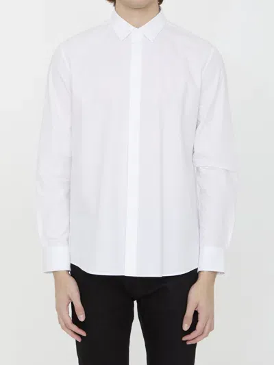 Valentino Cotton Shirt With Rockstud Untitled Studs In White