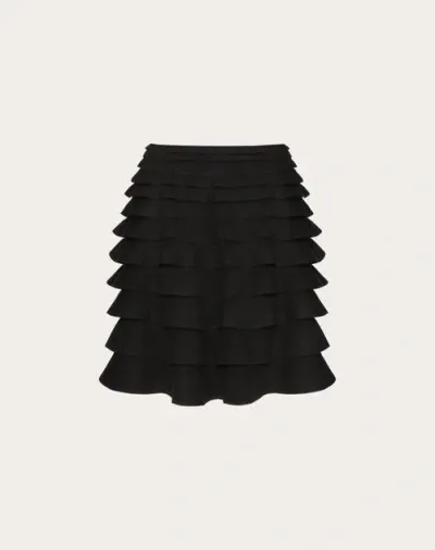 Valentino Short Knit Skirt Woman Black Xs