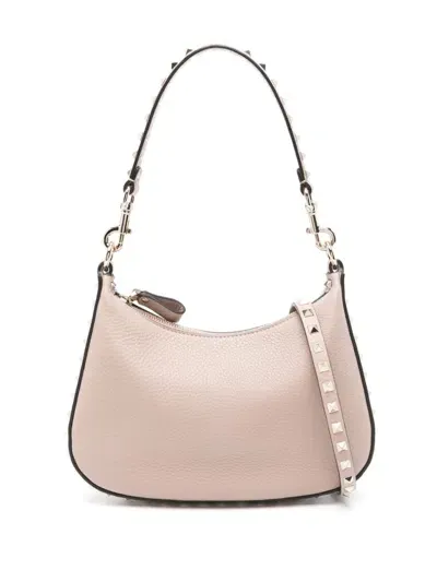 Valentino Garavani Rockstud Shoulder Bag In Pink