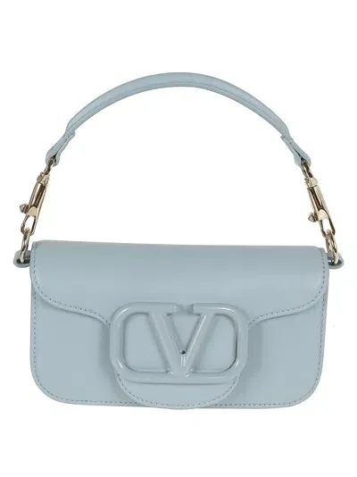 Valentino Garavani Small Shoulder Bag Loco` In White