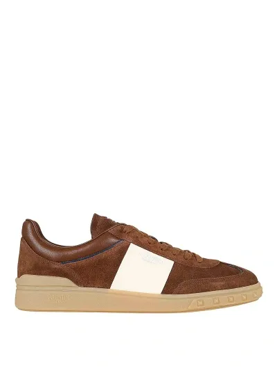 Valentino Garavani Sneaker Highline In Brown