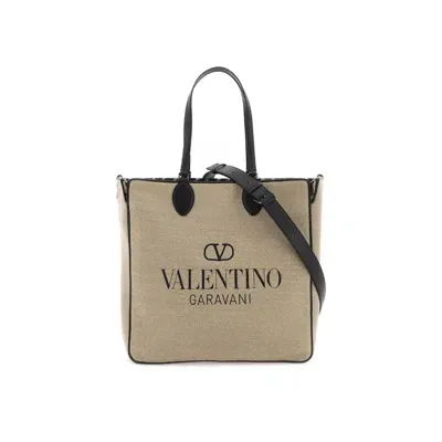 Valentino Garavani Toile Iconographe Reversible Tote Bag In Beige