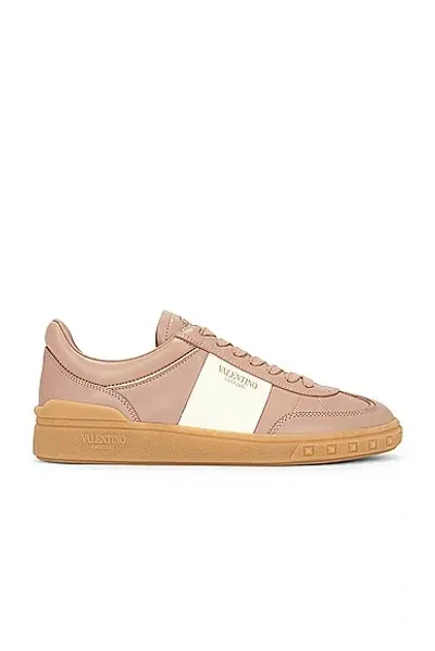 Valentino Garavani Upvillage Sneaker In Rose Cannelle  Ivory  Platino  & Ambra