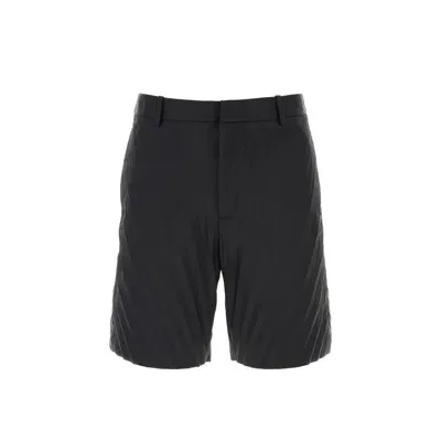 Valentino Pleated Tailored Shorts In Black