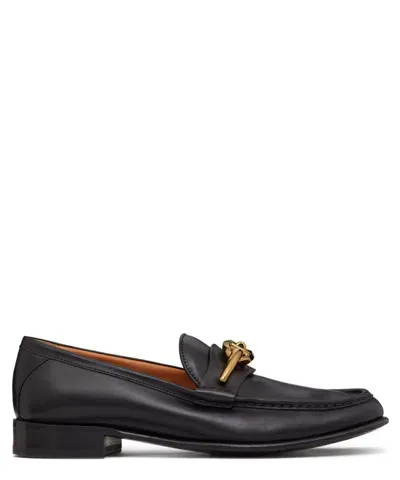 Valentino Garavani Vlogo Loafers In Black