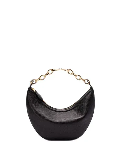 Valentino Garavani `vlogo Moon Bag` Hobo Bag In Black  