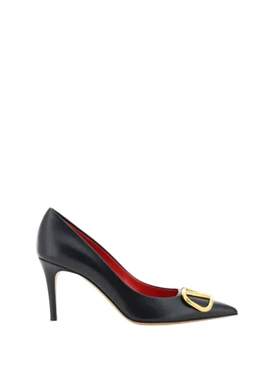 Valentino Garavani Vlogo Pumps In Nero