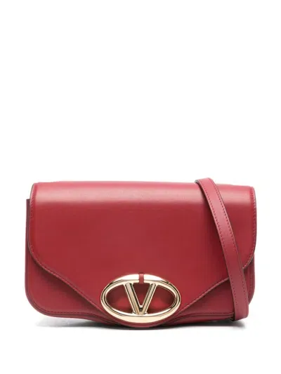 Valentino Garavani Vlogo Shoulder Bag In Red