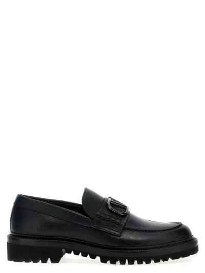 Valentino Garavani Vlogo Signature Loafers Black