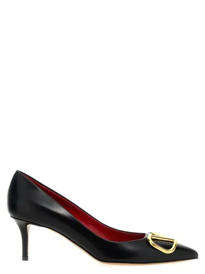 Valentino Garavani Vlogo Signature Pumps In Black