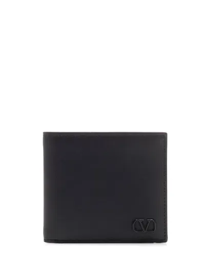 Valentino Garavani Vlogo Signature Wallet In Black